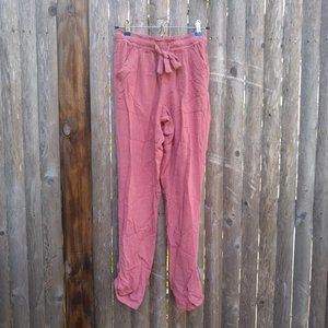 Juniors' SO Paperbag Jogger Pants Mauve